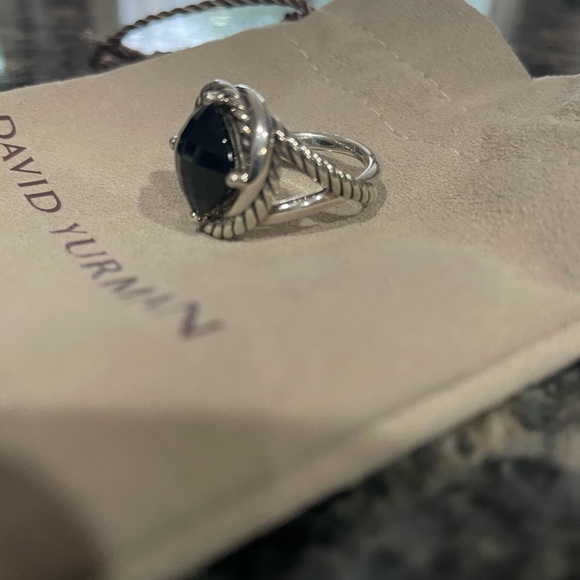 Authentic David Yurman Black Onyx Infinity Ring - Picture 6 of 10